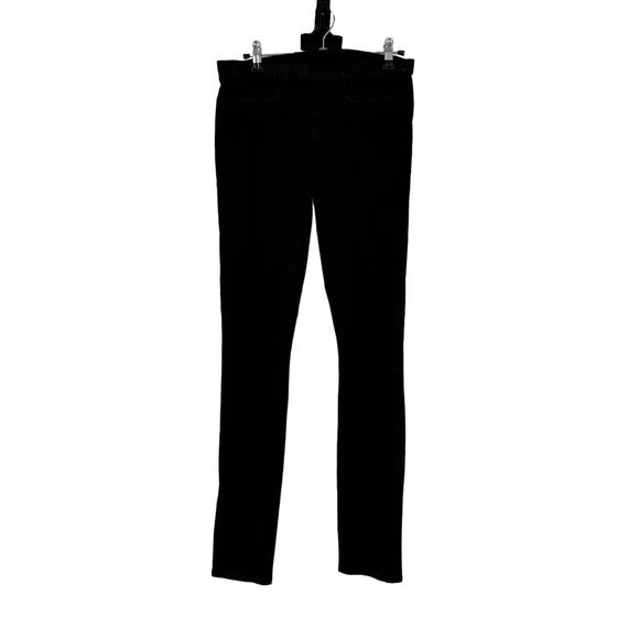 Helmut Lang Jeans Womens 27 Pull On Skinny Jeggings Black Slim Stretch Mid Rise - Picture 1 of 6